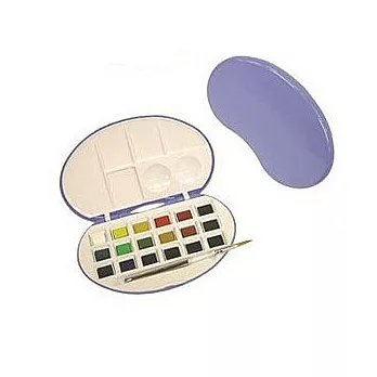 Beans 荳荳水彩盒 18色藍