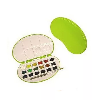 Beans 荳荳水彩盒 18色綠