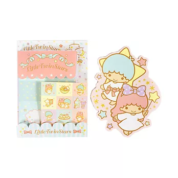 《Sanrio》雙星仙子迷你造型信紙組(星星房間)