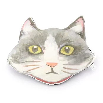 【Afternoon Tea】慵懶貓咪造型抱枕 灰色