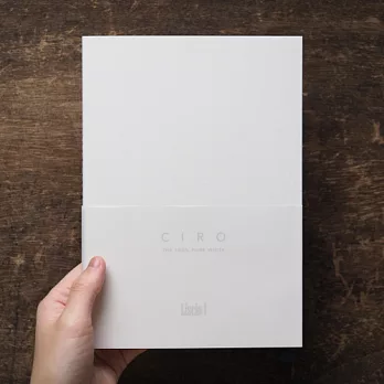 【神戶派計畫】CIRO+鋼筆專用純白橫線筆記本(A5)