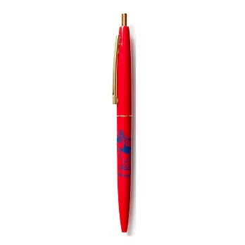 《sun-star》小熊維尼復古經典系列萬年筆外型原子筆(紅)