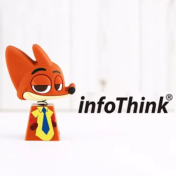 InfoThink ZOOTOPIA 狐狸搖頭造型隨身碟 16GB