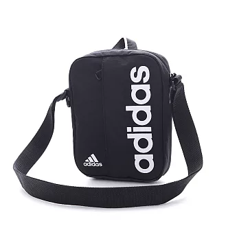 ADIDAS 防水小側背包 黑色