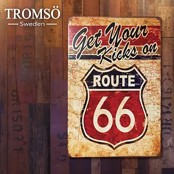 TROMSO紐約街頭廣告鐵牌-66公路