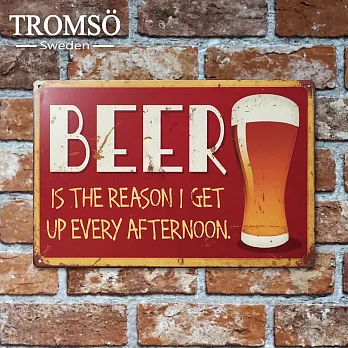 TROMSO紐約街頭廣告鐵牌-午後啤酒
