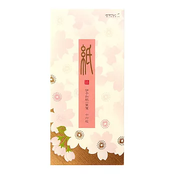 MIDORI JAPANWORKS日本名藝系列一筆箋-金箔 櫻花(金)