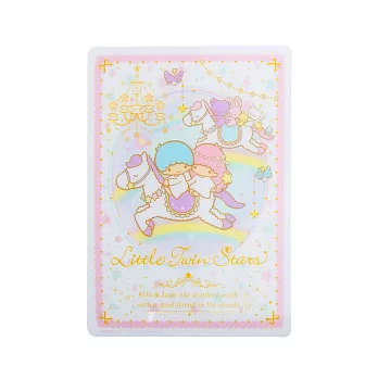《Sanrio》雙星仙子40週年快樂紀念日系列墊板(彩虹木馬)