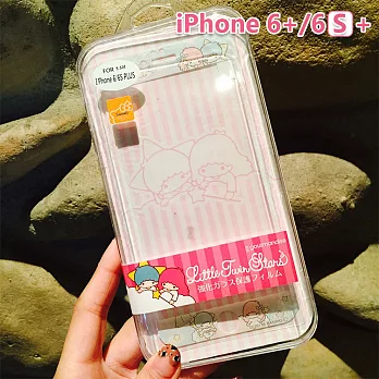 正版三麗鷗 Sanrio iPhone 6+/6s+ 雙子星 Littie Twin Star 玻璃保護貼 - 天鵝198天鵝
