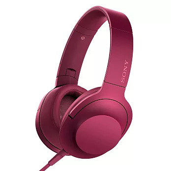 SONY MDR-100AAP 粉紅色 鍍鈦驅動單體 智慧型手機專用 耳罩式 立體聲耳機粉紅色