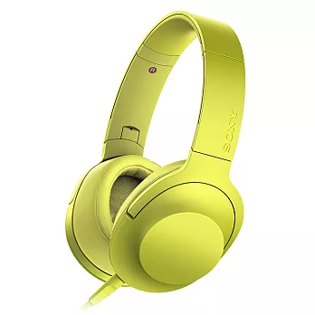 SONY MDR-100AAP 黃色 鍍鈦驅動單體 智慧型手機專用 耳罩式 立體聲耳機