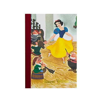 《sun-star》迪士尼復古繪本系列第二彈繪本風A5筆記本(白雪公主)