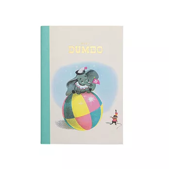 《sun-star》迪士尼復古繪本系列第二彈繪本風A5筆記本(小飛象)