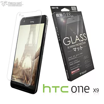 【Metal-Slim】 HTC ONE X9 9H弧邊耐磨防指紋鋼化玻璃貼/非滿版