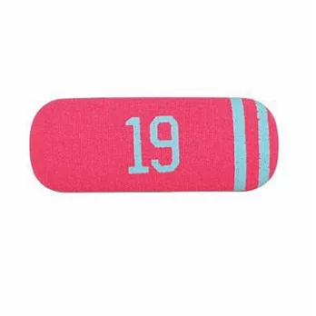 SHF 學院風數字眼鏡盒粉