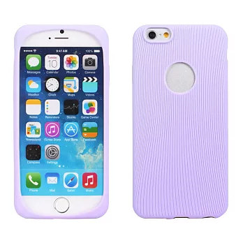 【BIEN】iPhone 6/6s 手感矽膠全包軟質手機殼(紫)