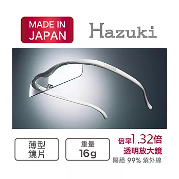 【日本Hazuki】日本葉月抗藍光透明放大鏡Cool(白) 讓閱讀變得更輕鬆!!白色