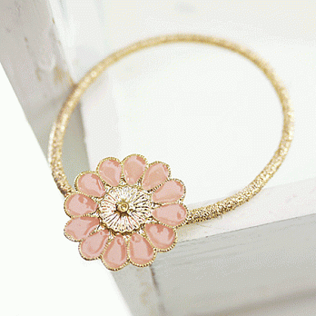 【PinkyPinky Boutique】微甜小花花髮束(粉膚色)