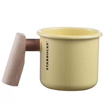 [星巴克]香蕉棉花糖楓木琺瑯杯