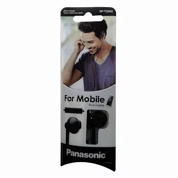 Panasonic國際牌手機用耳塞式耳麥RP-TCM50黑色