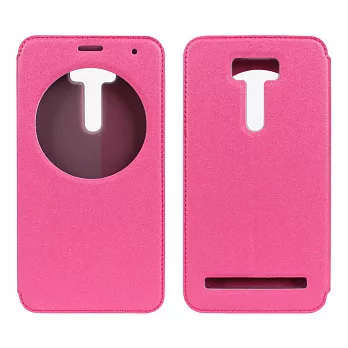 【BIEN】ASUS Zenfone2 Laser (6.0) 來電顯示隱磁可立皮套(紅)