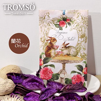 TROMSOx魅力法國-純真優雅小掛繩香氛包/蘭花(12包入)