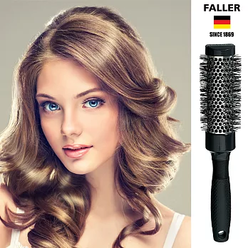德國FALLER芙樂金屬快塑 熱塑梳33MM 捲髮梳 蓬厚捲度髮型必備
