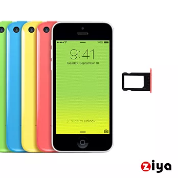 [ZIYA] Apple iPhone5C SIM 卡托 強化塑膠卡托 (卡槽)粉紅色
