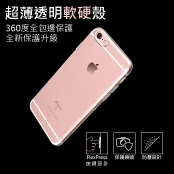 Apple iPhone6 Plus/6S Plus 薄型透明軟硬殼