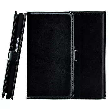 SIMPLE WEAR HTC One X9 專用側掀站立式皮套 - 黑