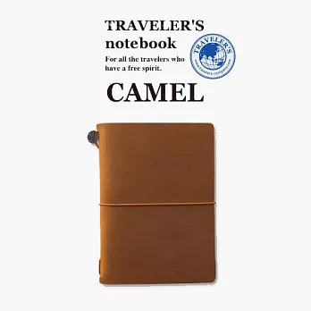 MIDORI Traveler’s Notebook 旅人筆記本 PA SIZE-駝色