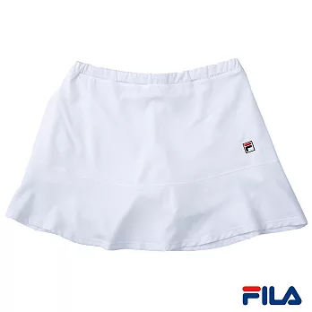 FILA女性網球系列短裙-5SKP-1010-WT-S純淨白