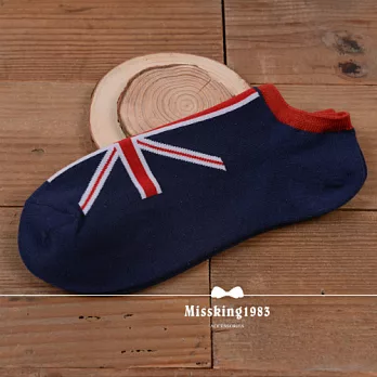 【Missking 1983】春夏棉質國旗風潮男船襪 (米字)