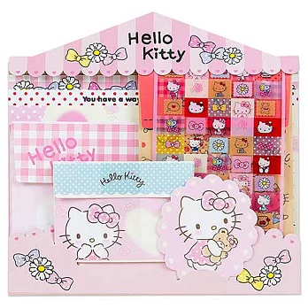 《Sanrio》HELLO KITTY多樣超值信紙組(雛菊小熊)