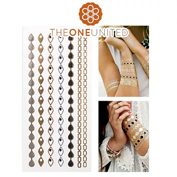 【The One】歐美時尚金屬感紋身貼(中)-10-雷神的禮物