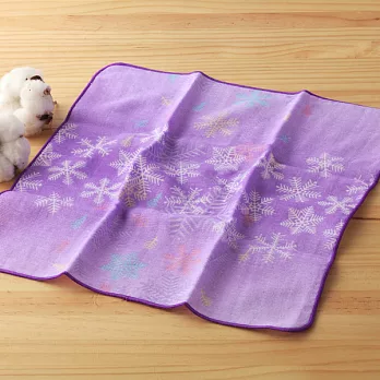 taoru 日本毛巾 和的風物詩_雪花飄 30*30 cm