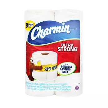 【美國 Charmin】超強韌捲筒衛生紙(352張x8捲/串)