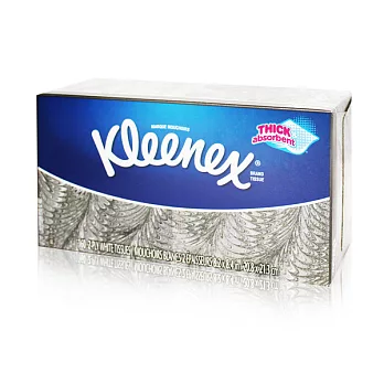 【美國 Kleenex】頂級柔韌盒裝面紙160抽(花色隨機出貨)