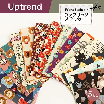 Uptrend Fabric Sticker布柄手創貼紙-京都V.S.北歐（5枚入）