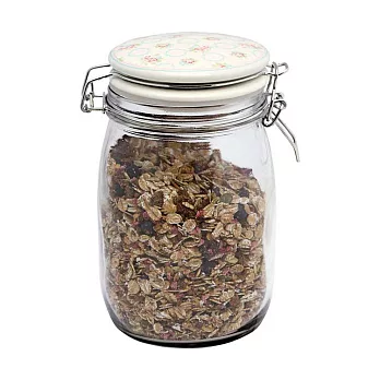 Smilla white 玻璃儲物罐L 1000ml