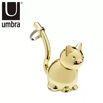 UMBRA 戒指座調皮貓 金