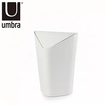 UMBRA 迷你喀喀角垃圾桶白