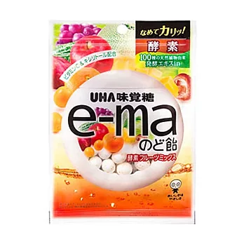 日本【UHA味覺糖】e-ma喉糖-綜合水果味