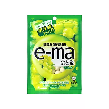 日本【UHA味覺糖】e-ma喉糖-青葡萄