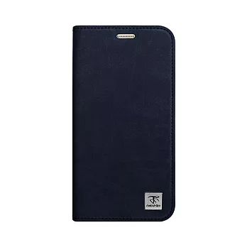 【Metal-slim】Samsung Galaxy S7 時尚瘋馬紋TPU內層站立皮套藍