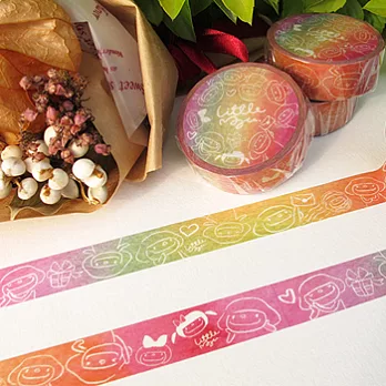 小蘑菇紙膠帶－繽紛塗鴉