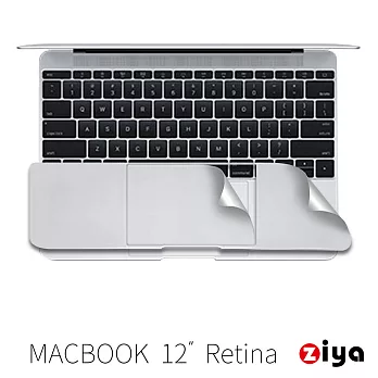 [ZIYA] Apple Macbook 12吋 Retina 手腕貼膜/掌托保護貼 (時尚靚銀款)