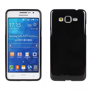 【BIEN】SAMSUNG Grand Prime 大奇機 亮麗全彩軟質手機殼(黑)
