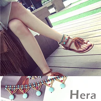 【Hera】赫拉 波西米亞度假風手工編織腳鏈