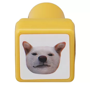 【MARK’S】動物寫真印章(白色柴犬)